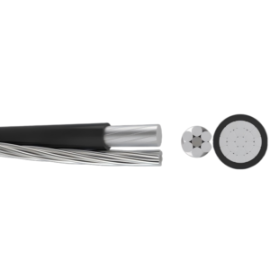 NS75/NS90 Duplex Unjacketed Overhead Neutral Supported Cable