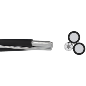 2x1/0+2awg Echinus Aluminum Conductor Triplex Overhead Service Drop Cable Wire